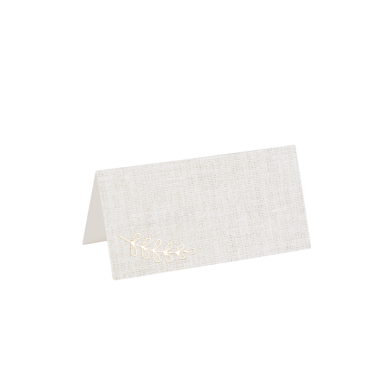 Marque-places Communion effet lin et or x10 | jourdefete.com Marque-places Communion effet lin et or x10 | jourdefete.com
