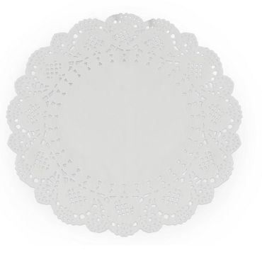 6 Napperons Papier Dentelle - 16.5 cm