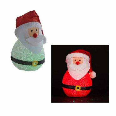 Figurine Père Noël Lumineux - Couleurs Changeantes