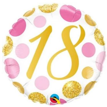 Ballon metallise 46 cm diametre - 18 ans - ballon geant gonflable a l'helium | jourdefete.com Ballon metallise 46 cm diametre - 18 ans - ballon geant gonflable a l'helium | jourdefete.com