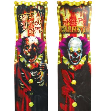 Panneau de Décoration Clown Démoniaque Panneau de Décoration Clown Démoniaque