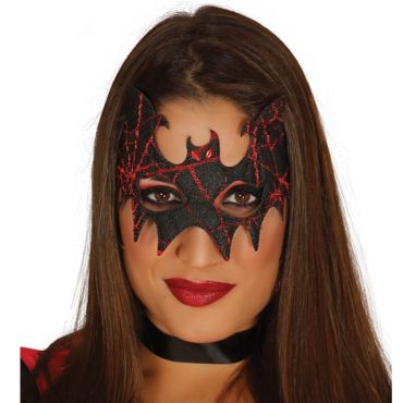 Masque Chauve-Souris Noir et Rouge Masque Chauve-Souris Noir et Rouge