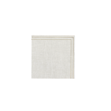 Serviettes cocktail imitation lin avec bordure dorée, parfaites pour une réception élégante | jourdefete.com Serviettes cocktail imitation lin avec bordure dorée, parfaites pour une réception élégante | jourdefete.com