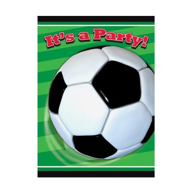 Cartons d'invitation x8 - Collection Soccer Cartons d'invitation x8 - Collection Soccer