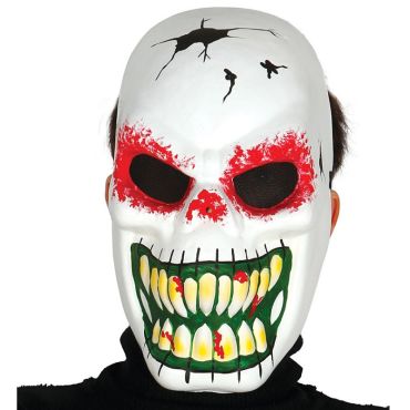 Masque de clown squelette Masque de clown squelette