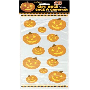 Sacs Cadeaux Citrouille Halloween Avec Attaches Sacs Cadeaux Citrouille Halloween Avec Attaches