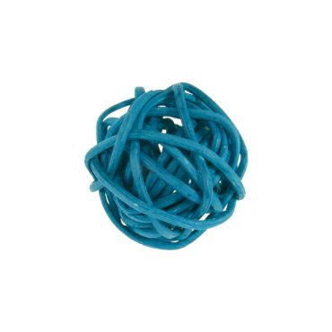 Petites Boules en Rotin x12 - Turquoise Petites Boules en Rotin x12 - Turquoise