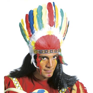 Coiffe d'Indien en Plume Coiffe d'Indien en Plume
