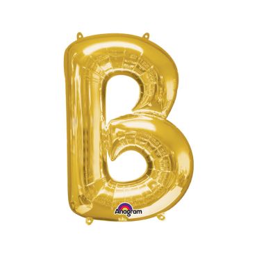 Ballon à air Lettre "B" - Or Ballon à air Lettre "B" - Or