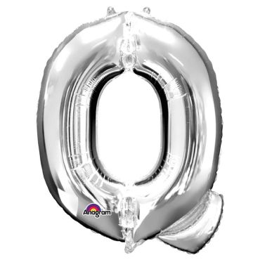 Ballon à air Lettre "Q" - Argenté Ballon à air Lettre "Q" - Argenté