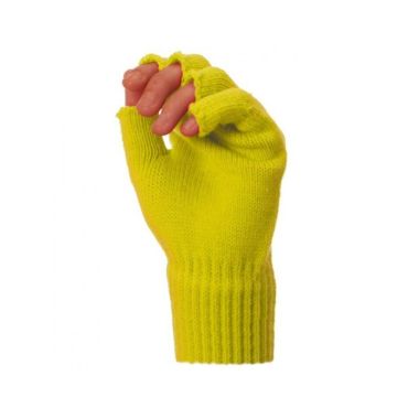 Mitaines Tricot Jaunes Fluo Mitaines Tricot Jaunes Fluo