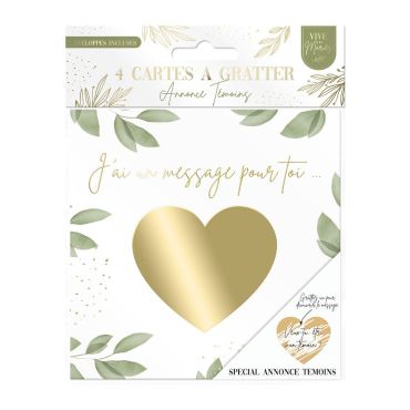 4 cartes à gratter pour votre demande de témoin | jourdefete.com 4 cartes à gratter pour votre demande de témoin | jourdefete.com