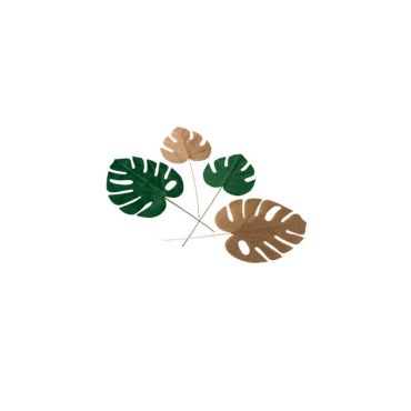 feuilles-tropical-or-paillettes-decoration | jourdefete.com