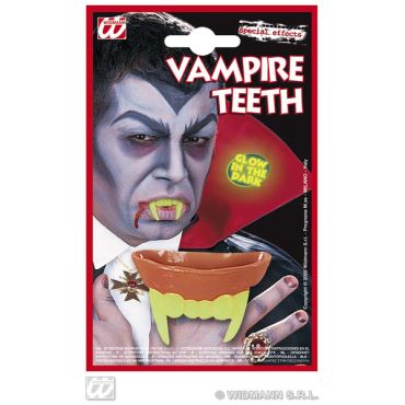 Dents Vampire Phosphorescentes - Accessoire Halloween Dents Vampire Phosphorescentes - Accessoire Halloween