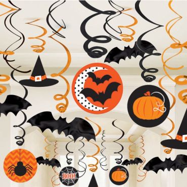 Pack de 30 décorations à suspendre - Collection "Pumpkin" Pack de 30 décorations à suspendre - Collection "Pumpkin"