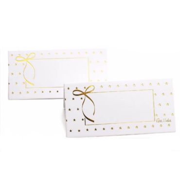 10 Marque-Places - Noël en Or