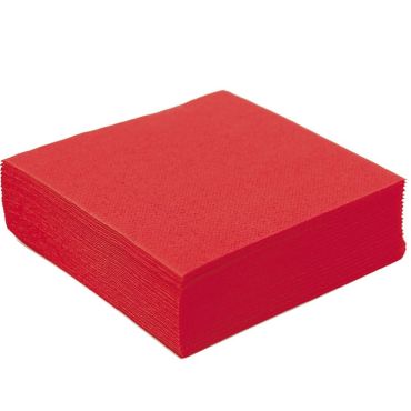 50 Serviettes Microgaufrées - Rouge 50 Serviettes Microgaufrées - Rouge