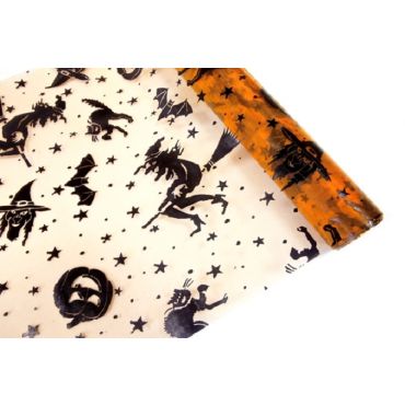 Chemin de Table Organza - Sorcière Orange