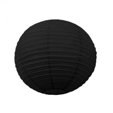 Lanterne Japonaise en Papier Noire - 50 cm Lanterne Japonaise en Papier Noire - 50 cm