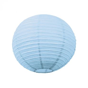 Lanterne Japonaise en Papier Bleu Ciel - 50 cm Lanterne Japonaise en Papier Bleu Ciel - 50 cm