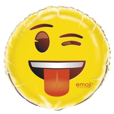 Ballon à l'hélium Emoji Clin d'oeil Ballon à l'hélium Emoji Clin d'oeil