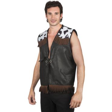 Gilet de Cowboy Noir - Taille L Gilet de Cowboy Noir - Taille L