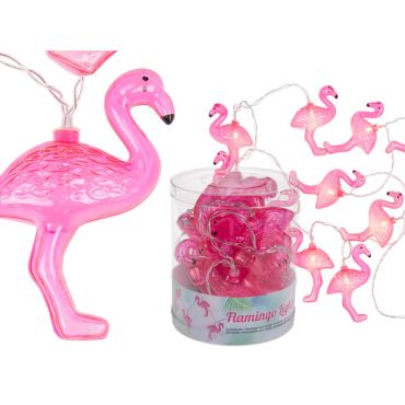 Guirlande lumineuse tropicale - Flamant Rose Guirlande lumineuse tropicale - Flamant Rose