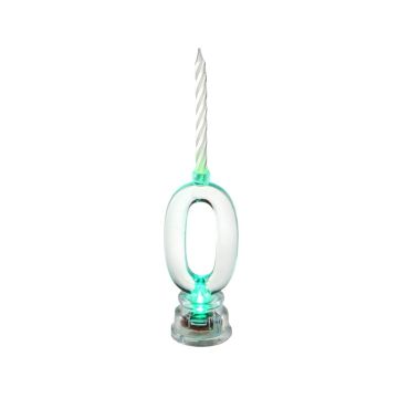 Bougie Led Chiffre 0