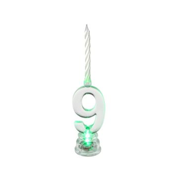 Bougie Led Chiffre 9 Bougie Led Chiffre 9