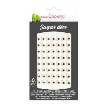 Décorations en sucre Yeux pour gâteaux | jourdefete.com Décorations en sucre Yeux pour gâteaux | jourdefete.com