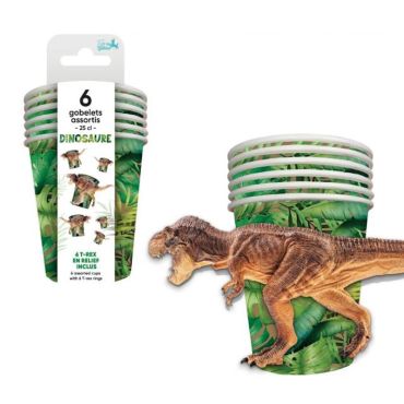 Des gobelets parfaits pour un anniversaire dinosaure | jourdefete.com Des gobelets parfaits pour un anniversaire dinosaure | jourdefete.com