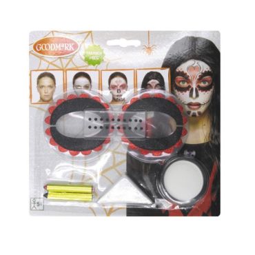 Kit Maquillage Day Of The Dead - Adulte Kit Maquillage Day Of The Dead - Adulte