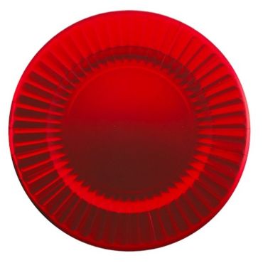 6 Sous-Assiettes en Carton - Rouge Satiné