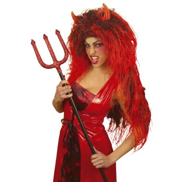 Perruque Diable Extra-longue Perruque Diable Extra-longue