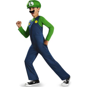 Tenue enfant Luigi avec casquette verte et combinaison bleue pour déguisement de fête | jourdefete.com Tenue enfant Luigi avec casquette verte et combinaison bleue pour déguisement de fête | jourdefete.com