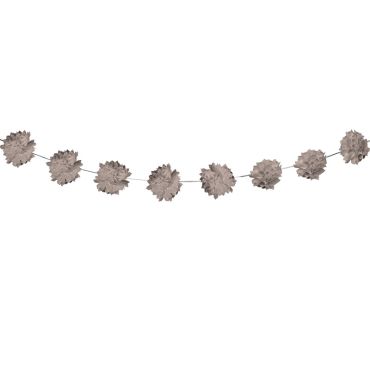 Guirlande Pompons - Taupe