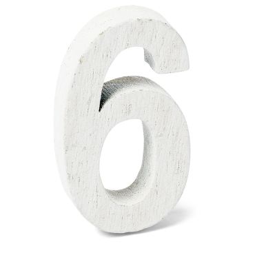 Chiffre "6" en Bois - 5 cm Chiffre "6" en Bois - 5 cm