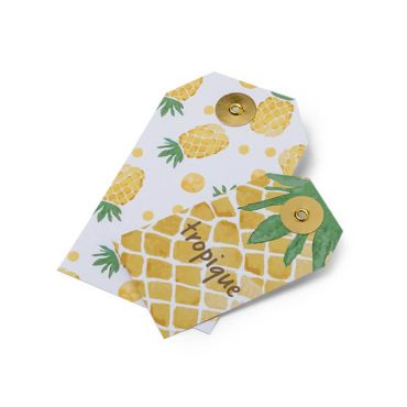 10 Etiquettes Ananas "Tropical" 10 Etiquettes Ananas "Tropical"