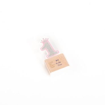 Bougie d'Anniversaire Chiffre 1 « Princesse » Bougie d'Anniversaire Chiffre 1 « Princesse »