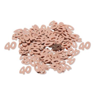 Sachet de confettis de table Anniversaire "40 ans" - Rose Gold Sachet de confettis de table Anniversaire "40 ans" - Rose Gold