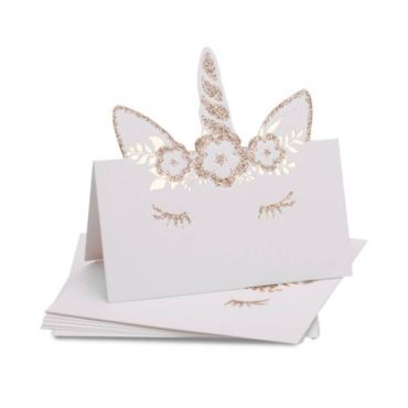 Sachet de 8 Marque-Places "Jolie Licorne" Sachet de 8 Marque-Places "Jolie Licorne"