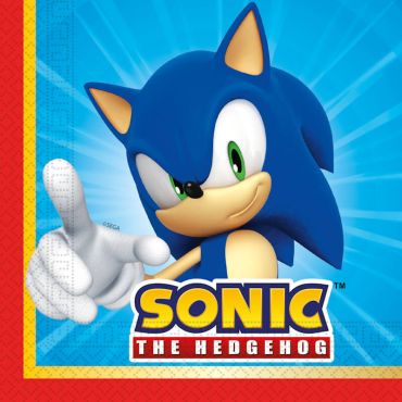 Ce lot de 20 serviettes en papier aux couleurs de Sonic va embellir l'anniversaire de votre enfant | jourdefete.com Ce lot de 20 serviettes en papier aux couleurs de Sonic va embellir l'anniversaire de votre enfant | jourdefete.com