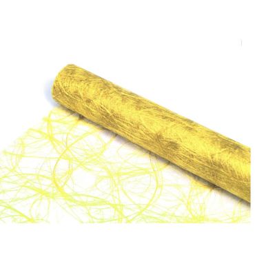 Chemin de Table Intissé 30 cm x 5 M – Jaune | jourdefete.com
