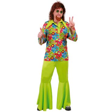 Déguisement Hippie Vert Homme Déguisement Hippie Vert Homme