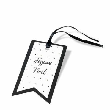 8 Etiquettes pour Cadeaux "Joyeux Noël" - Collection Graphique