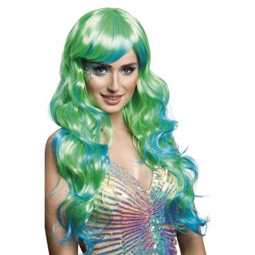 Perruque "Aqua" - Vert ombré bleu Perruque "Aqua" - Vert ombré bleu