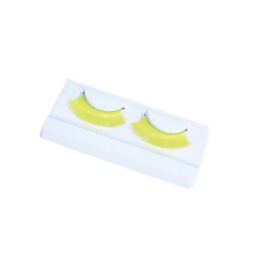Faux cils fluo - Jaune Faux cils fluo - Jaune