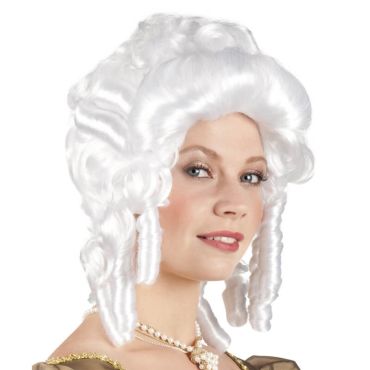 Perruque Femme Baroque - Blanche Perruque Femme Baroque - Blanche