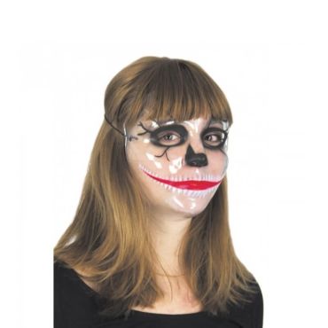 Masque Adulte Transparent - Sourire d'Enfer Masque Adulte Transparent - Sourire d'Enfer