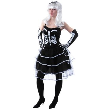 Déguisement Femme - Princesse Squelette - Taille Unique